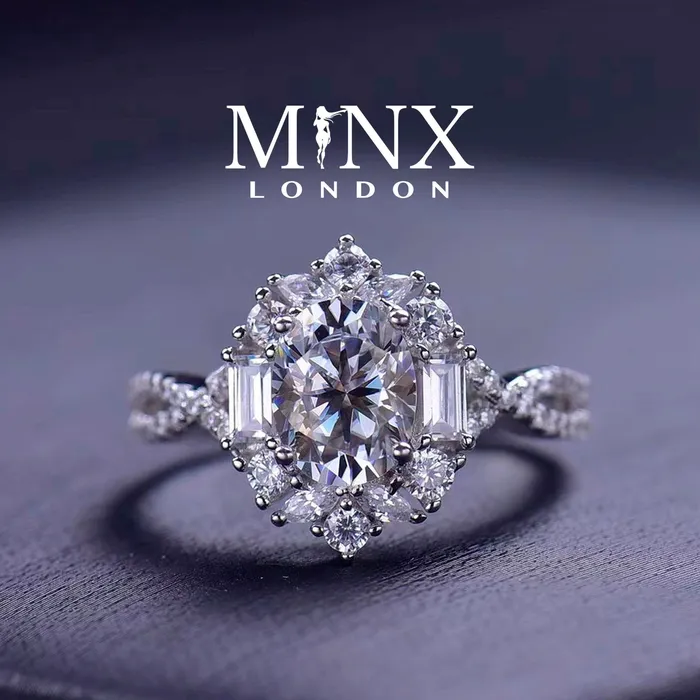 Minx London Rings 15 Carat Ring Engagement Ring Womens Wedding Ring Moissanite Ring Moissanite Engagement Rings Moissanite Rings Promise Ring
