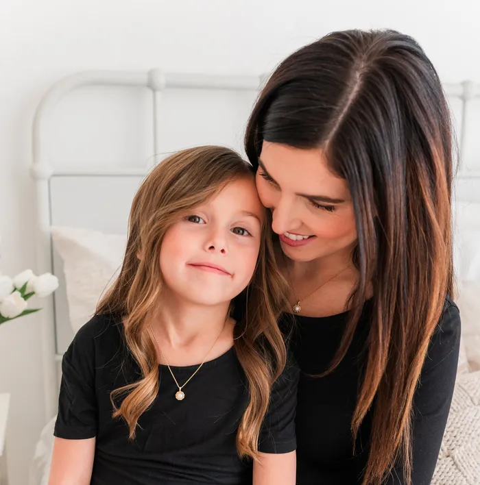 Necklaces Cherished Moments 14K GoldPlated Childrens White Freshwater Pearl Necklace for Girls