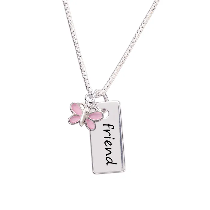 Necklaces Cherished Moments Sterling Silver Friend Necklace for Kids