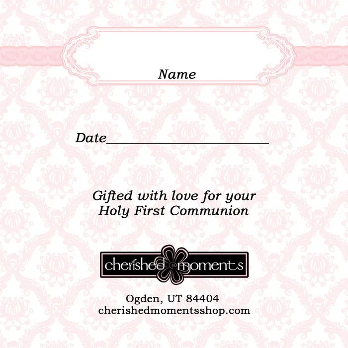 Necklaces Cherished Moments Timeless First Communion Cross Heart Necklace Gift for Girls