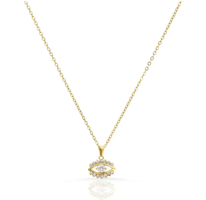 Necklaces Mai Dsire EVIL EYE DIAMOND PENDANT NECKLACE SAMPLE