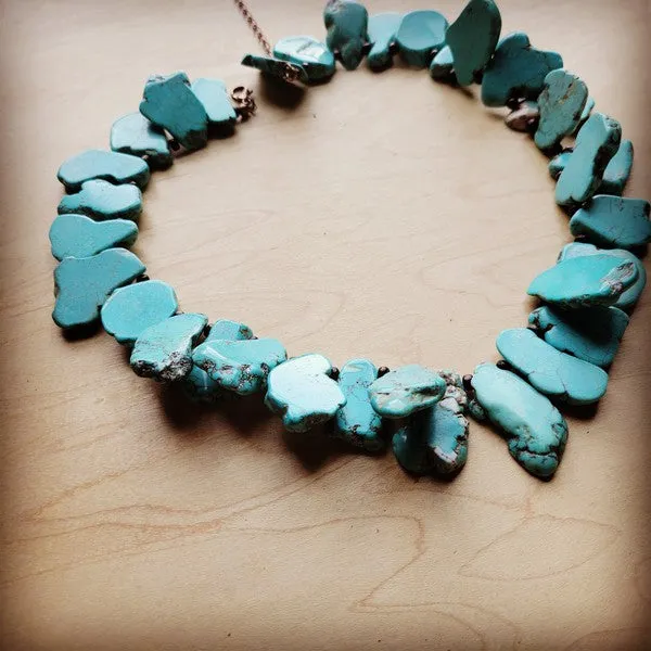 Necklaces The Jewelry Junkie Chunky Blue Turquoise Slab Collar Necklace Necklaces The Jewelry Junkie Chunky Blue Turquoise Slab Collar Necklace