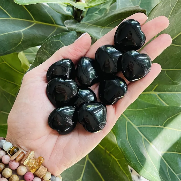 Obsidian Heart Sarah Belle Necklaces