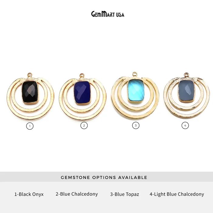 PreStyled Sets GemmartUSA DIY Gemstone Gold Plated 30mm Loop Chandelier Connector 1PC PreStyled Sets GemmartUSA DIY Gemstone Gold Plated 30mm Loop Chandelier Connector 1PC