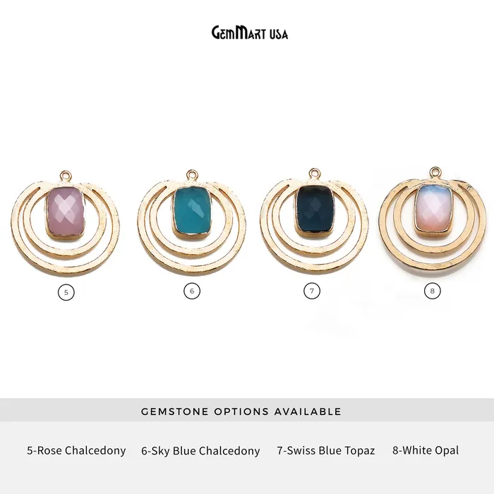 PreStyled Sets GemmartUSA DIY Gemstone Gold Plated 30mm Loop Chandelier Connector 1PC PreStyled Sets GemmartUSA DIY Gemstone Gold Plated 30mm Loop Chandelier Connector 1PC