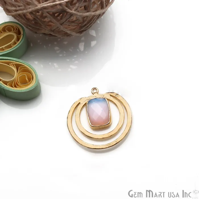 PreStyled Sets GemmartUSA DIY Gemstone Gold Plated 30mm Loop Chandelier Connector 1PC PreStyled Sets GemmartUSA DIY Gemstone Gold Plated 30mm Loop Chandelier Connector 1PC