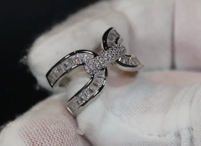 Rings Baguette Diamond Ring Womens Engagement Ring Mens Iced Out Rings Lab Diamonds London