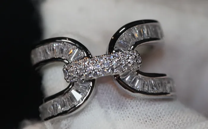 Rings Baguette Diamond Ring Womens Engagement Ring Mens Iced Out Rings Lab Diamonds London