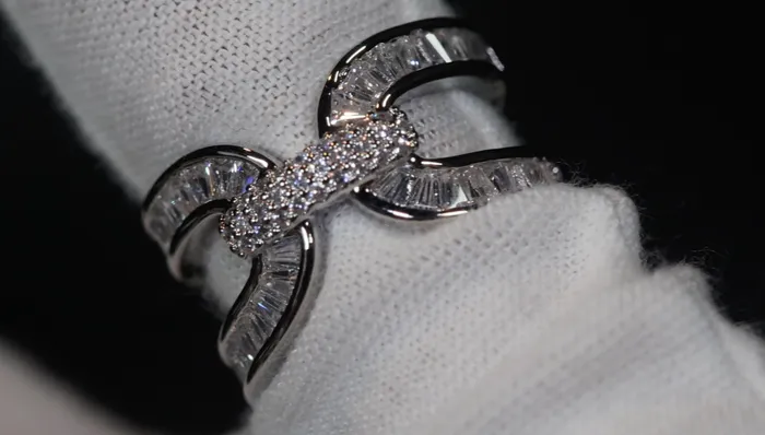 Rings Baguette Diamond Ring Womens Engagement Ring Mens Iced Out Rings Lab Diamonds London