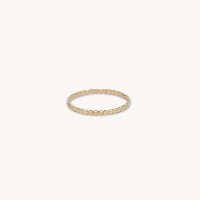 Rings Camile Stone Thin Ridge Stacker Ring