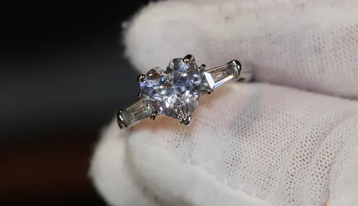 Rings Lab Diamonds London Diamond heart ring Womens Heart Cut Diamond Ring