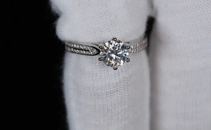 Rings Lab Diamonds London Womens Engagement Ring Moissanite Ring For Women