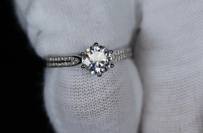 Rings Lab Diamonds London Womens Engagement Ring Moissanite Ring For Women