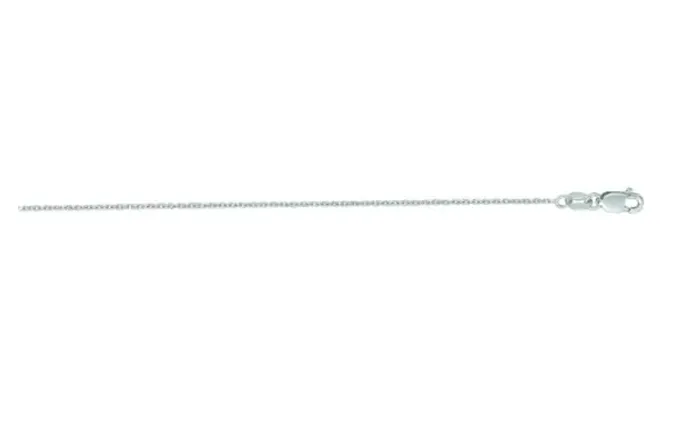 Rings Royal Chain 14k White Gold 11mm Diamond Cut Cable Chain