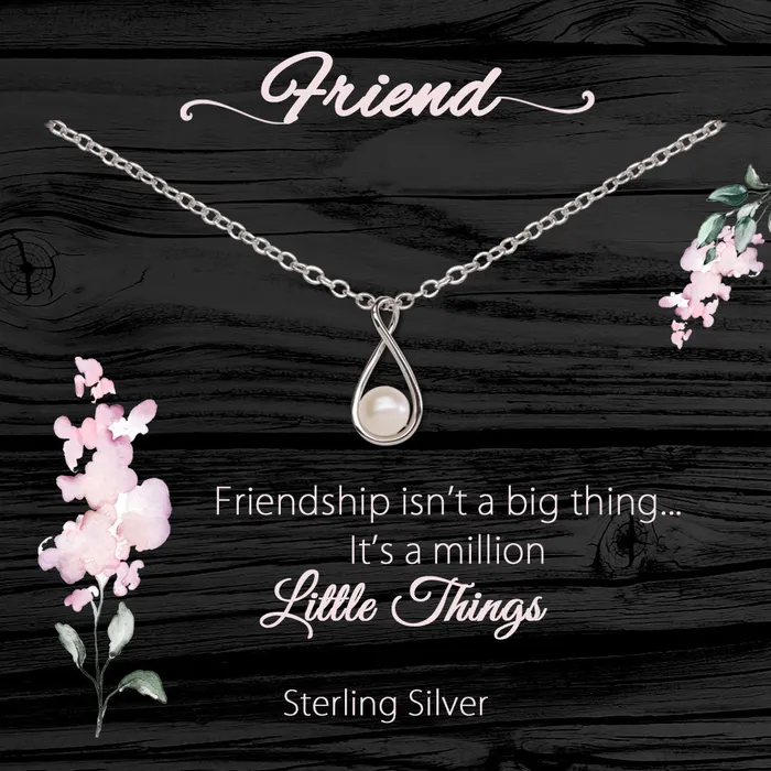 Sterling Silver Meaningful Necklace and Bracelets for Friendship Gift Cherished Moments Necklaces Sterling Silver Meaningful Necklace and Bracelets for Friendship Gift Cherished Moments Necklaces