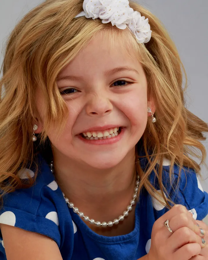 Sterling Silver White Chunky Pearl Necklace for Girls Cherished Moments Necklaces