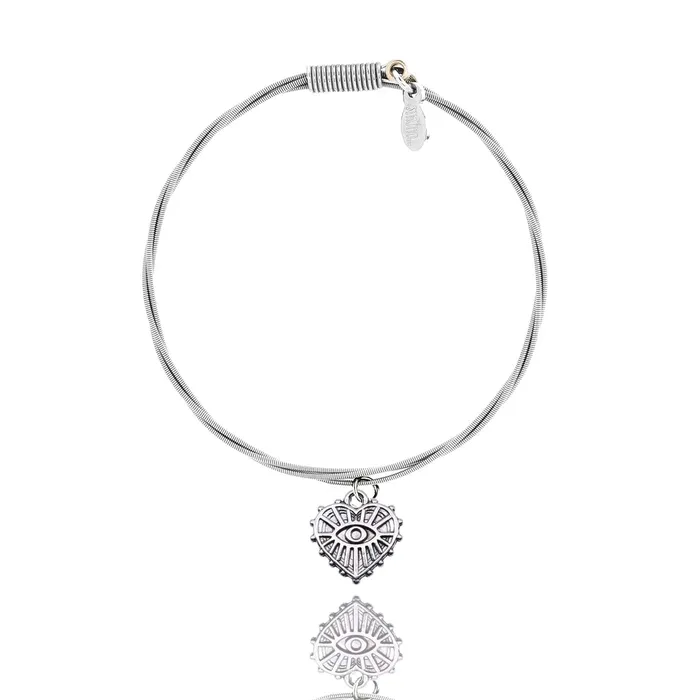 Strung Necklaces SPIKED HEART I REMEMBER YOU
