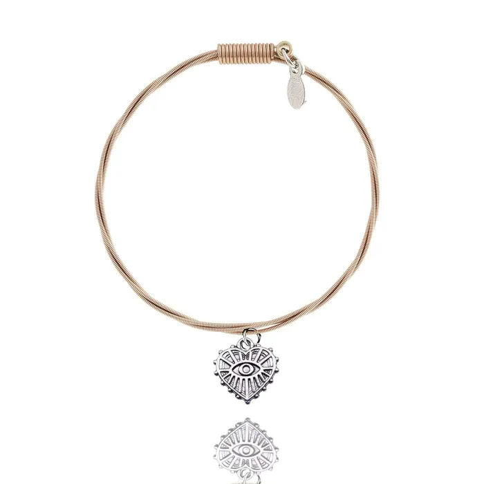 Strung Necklaces SPIKED HEART I REMEMBER YOU
