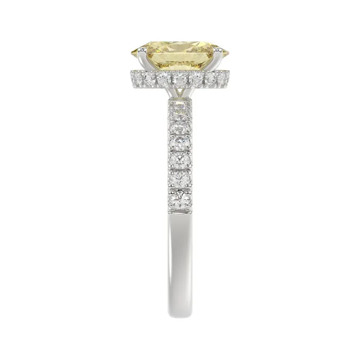 14K WHITE GOLD 2 12CT ROUNDOVAL DIAMOND LADIES RING Ethos Rings