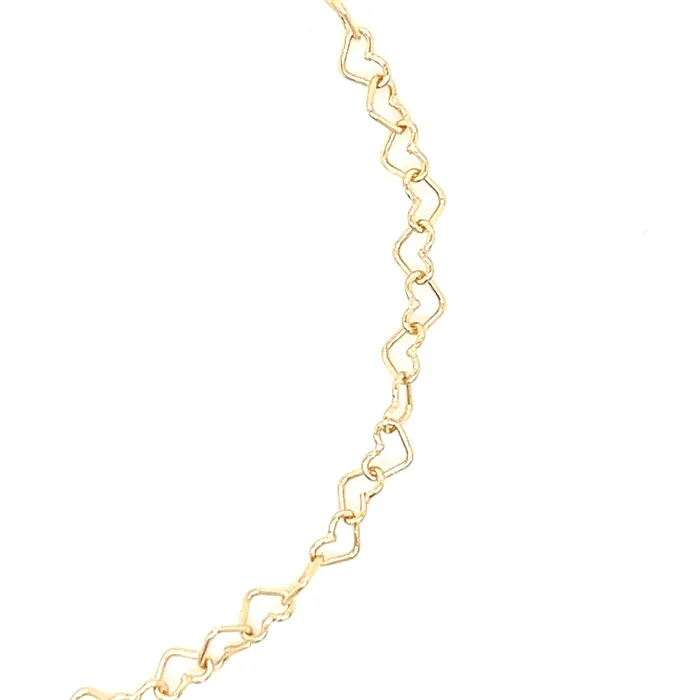 302 Fine Jewelry Have A Heart Solid 14K Gold Chain 7 Bracelet 9 Anklet 16 18 Necklace Necklaces