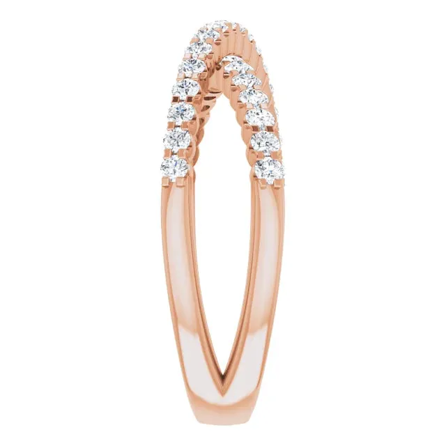 302 Fine Jewelry Rings Criss Cross 12 CTW Natural or LabGrown Diamond Ring Solid 14K Yellow White Rose Gold