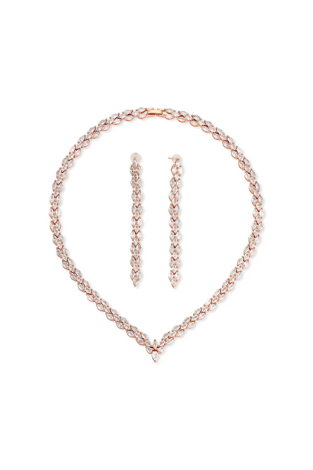 Alice 18K Gold Plated CZ Set Eye Candy LA PreStyled Sets