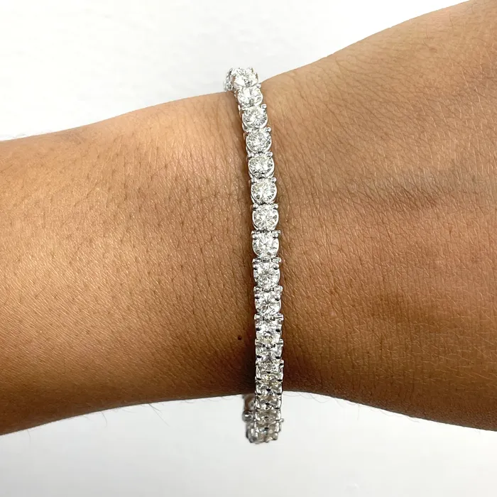 Beauvince Beauvince 3 Prong Diamond Tennis Bracelet 1047 ct Diamonds in Platinum Bracelets