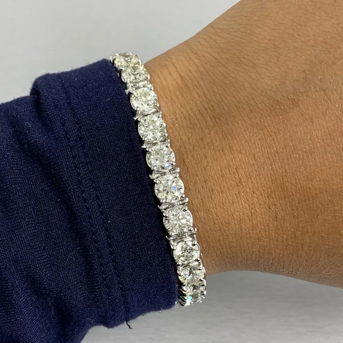 Beauvince Bracelets Diamond Tennis Bracelet 2005 ct Diamonds in White Gold