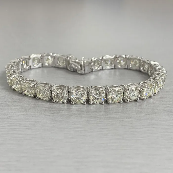 Beauvince Bracelets Diamond Tennis Bracelet 2005 ct Diamonds in White Gold