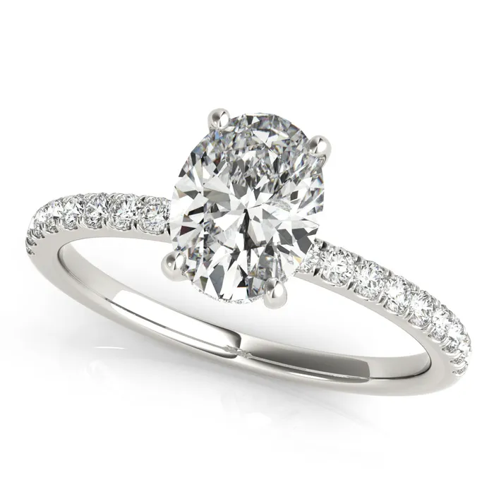 Beauvince Rings Beauvince GIA Certified 100 Carat Oval HVS2 Engagement Ring
