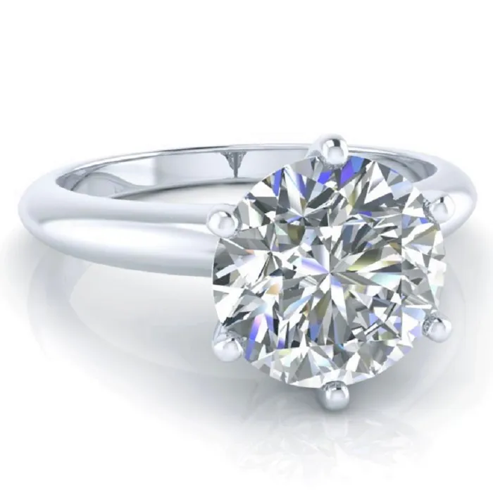 Beauvince Rings Beauvince HRD Certified 1501 Carat Round L IF Solitaire Engagement Ring