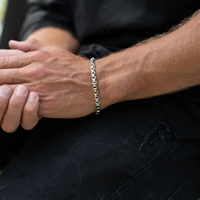 Bracelets Box Chain Bracelet Buck Palmer