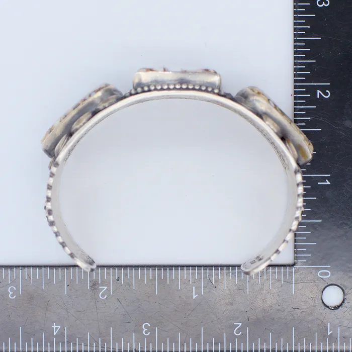 Bracelets Crown Jewels Coin Aaron Parkett Handmade Navajo Sterling Silver Wild Horse Bracelet
