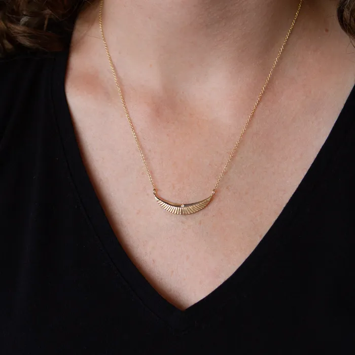 Corey Egan Necklaces Gold and Diamond Icarus Necklace