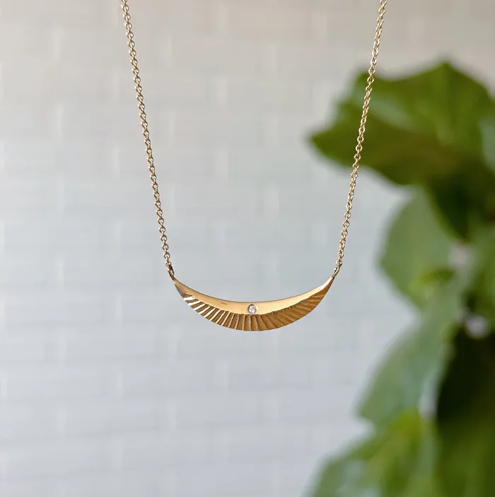 Corey Egan Necklaces Gold and Diamond Icarus Necklace