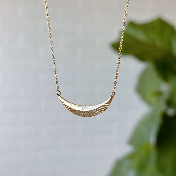 Corey Egan Necklaces Gold and Diamond Icarus Necklace