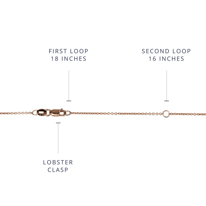 Corey Egan Necklaces Rose Gold Wishbone Necklace