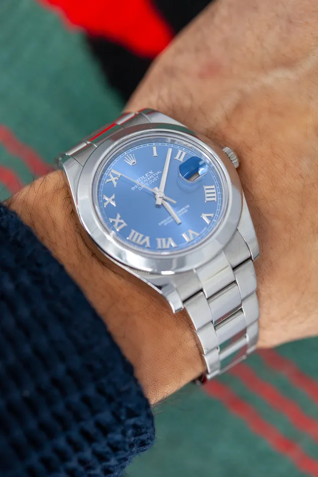 Crown Jewels Coin Bracelets PreOwned DateJust Stainless Steel 41mm