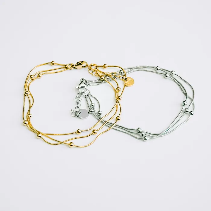 Delicate Destiny Layered Bracelet WATERPROOF Wholesale Jewelry Bracelets
