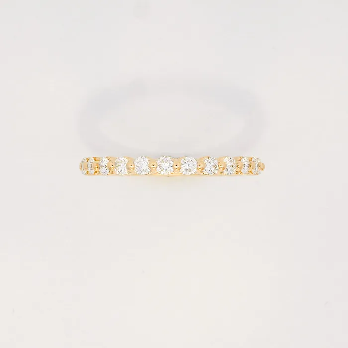 DIAMONDS FOREVER Rings 14K Yellow Gold 50ctw Single Prong Diamond Band