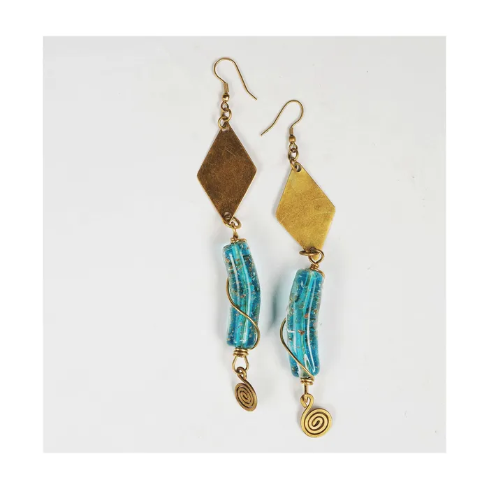 Earrings African Turquois Earrings Culture Hub