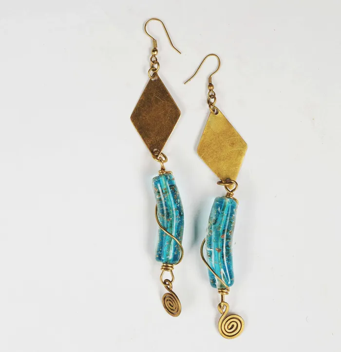 Earrings African Turquois Earrings Culture Hub