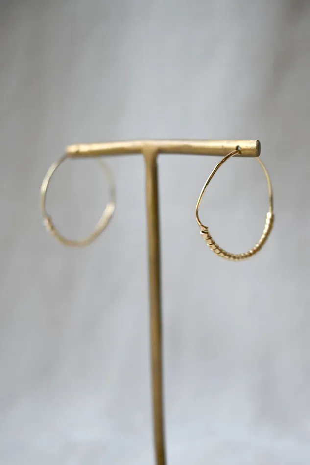 Earrings Eline Fach Earring No 07 Gold