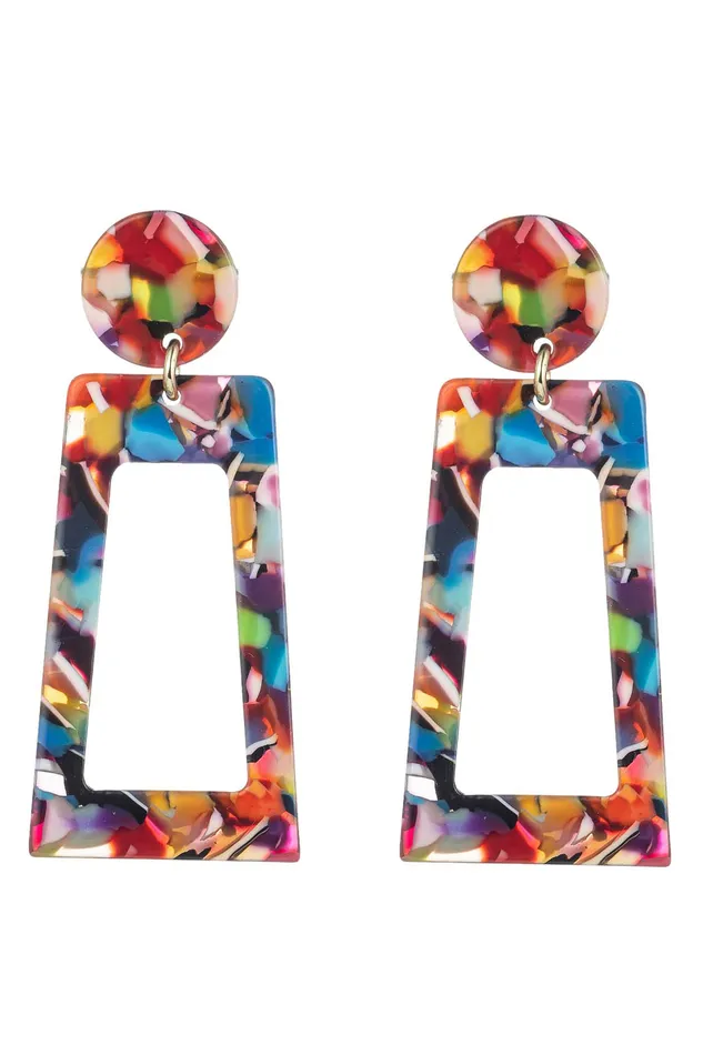Earrings Eye Candy LA Tina Acrylic Drop Earring Earrings Eye Candy LA Tina Acrylic Drop Earring