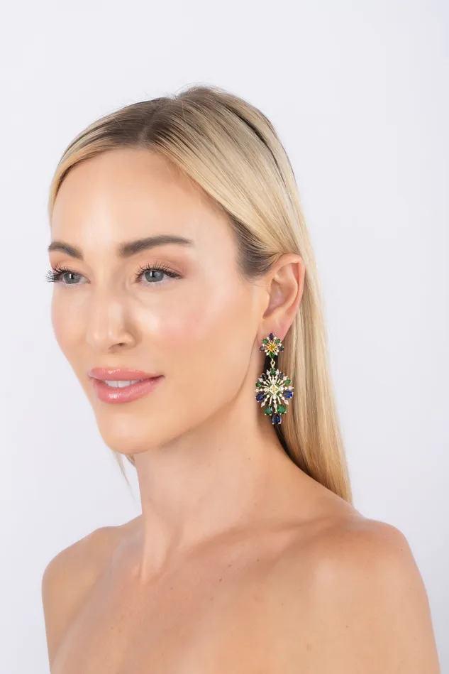 Earrings Mariana CZ Statement Earring Eye Candy LA
