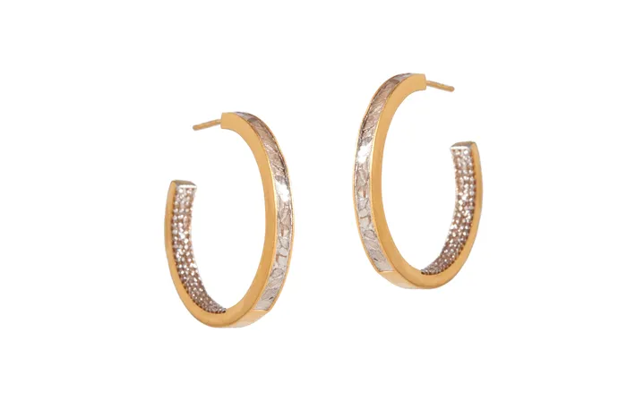 Earrings Shana Gulati Jewelry Aubrey Small Gold Vermeil Hoop Earrings