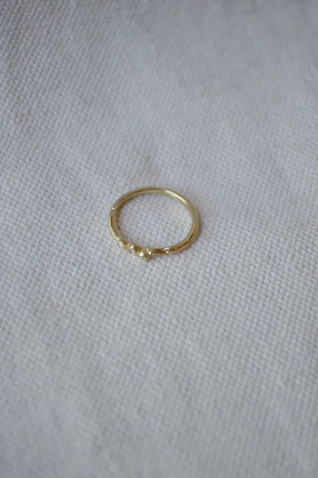 Encrusted Tiny Branch Ring Branch Rings