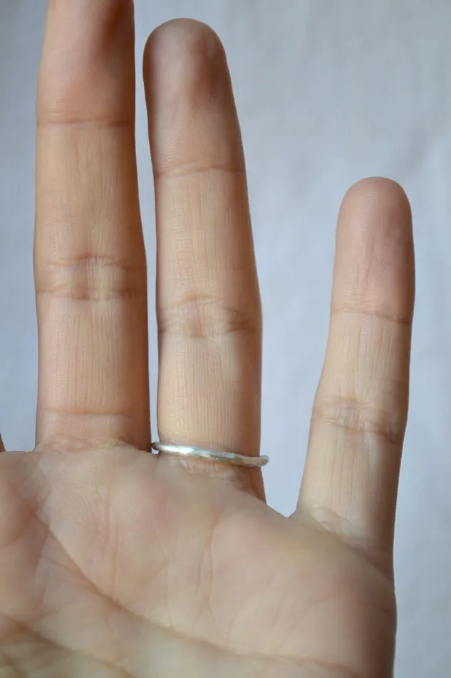 Encrusted Tiny Branch Ring Branch Rings