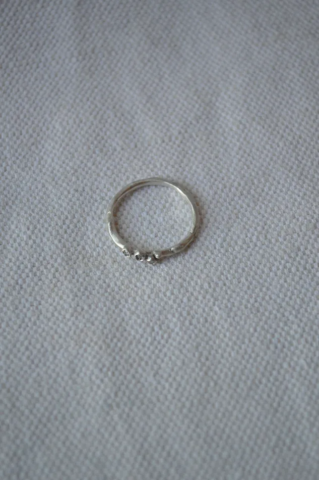 Encrusted Tiny Branch Ring Branch Rings