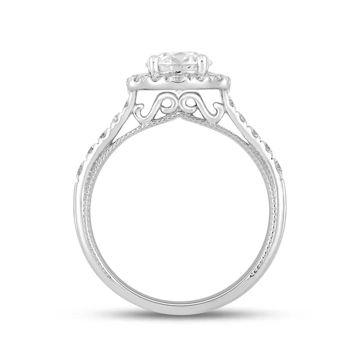 Ethos Rings LADIES RING 1 12CT ROUND DIAMOND 14K WHITE GOLD CENTER STONE ROUND DIAMOND 1CT Ethos Rings LADIES RING 1 12CT ROUND DIAMOND 14K WHITE GOLD CENTER STONE ROUND DIAMOND 1CT